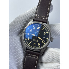(준비완료/특급배송)NO.2267/V7공장 IWC 마크18 티타늄 블랙다이얼 가죽