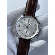 (준비완료/특급배송)NO.2314/ZF공장 V3 IWC IW3716 포루트기저 화이트다이얼 골드핸즈 가죽