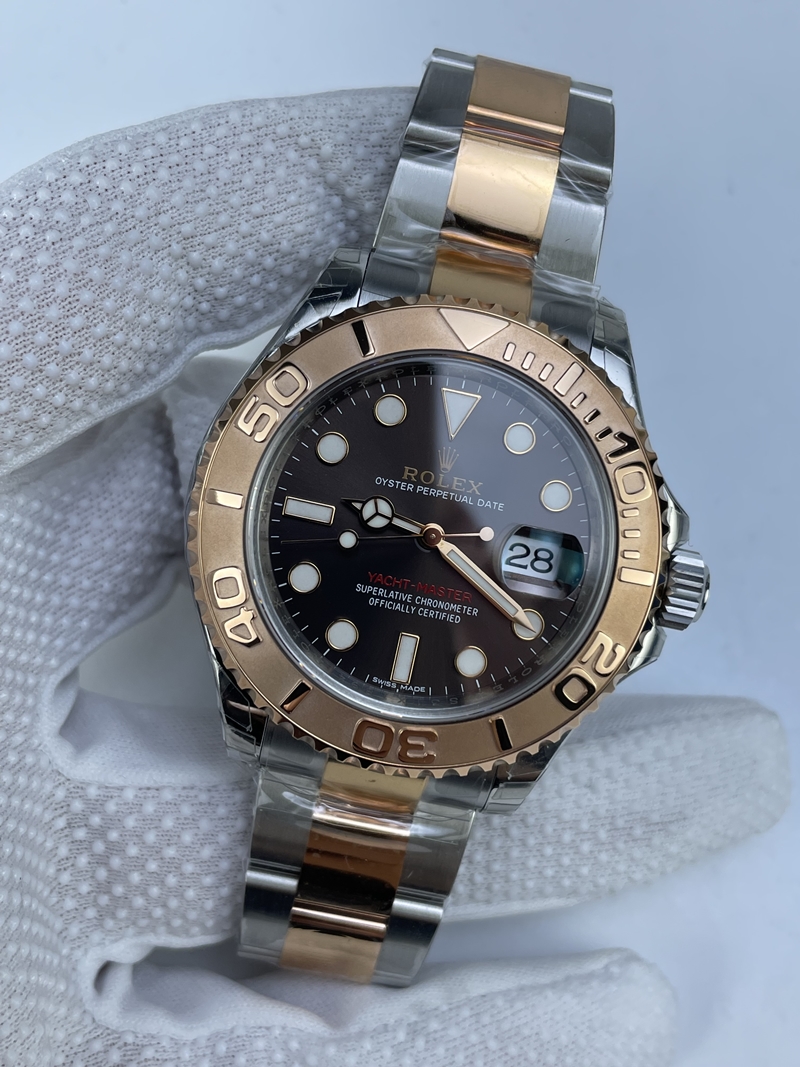 (준비완료/특급배송 할인판매)NO.2892/VS공장 요트마스터 초코 콤비 3135풀카피 클론무브