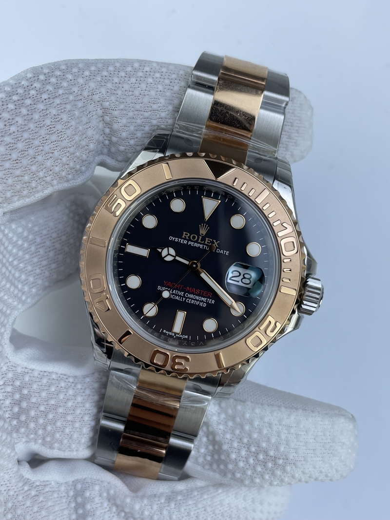 (준비완료/특급배송 할인판매)NO.2894/VS공장 요트마스터 블랙 콤비 3135풀카피 클론무브