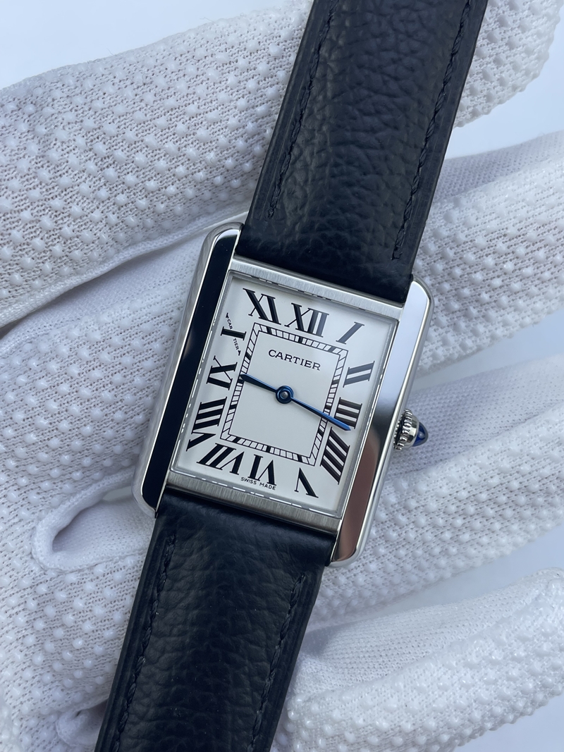 (준비완료/특급배송)NO.3270/AF공장 까르띠에 탱크솔로 24MM 쿼츠